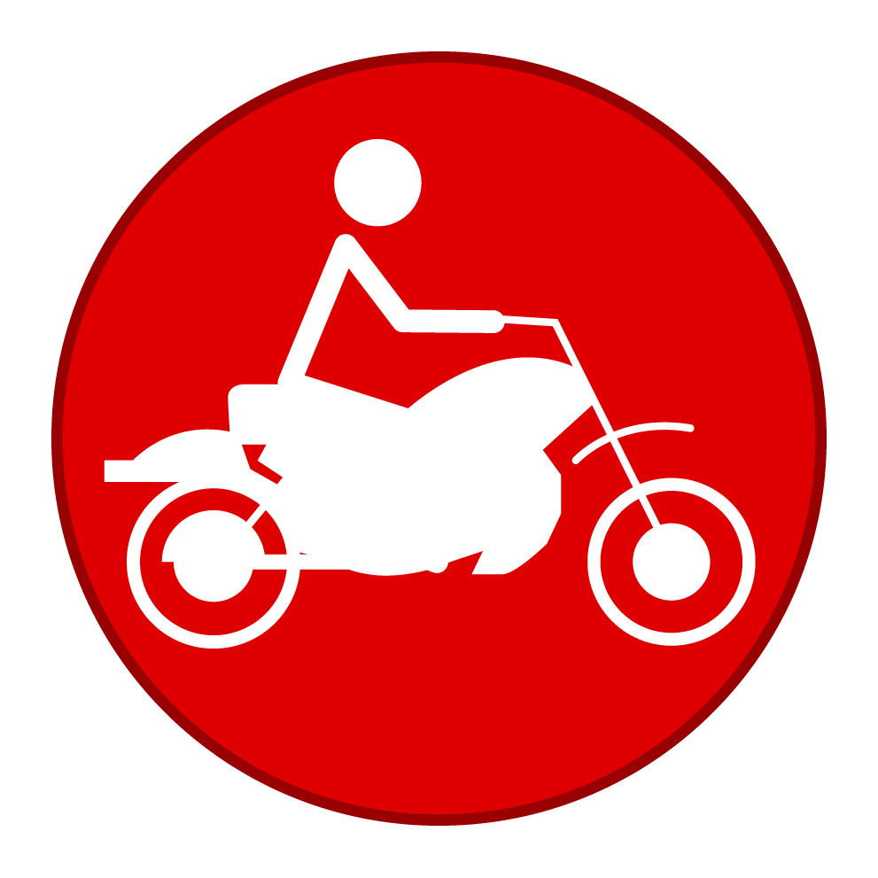 Logo Motorradfahren